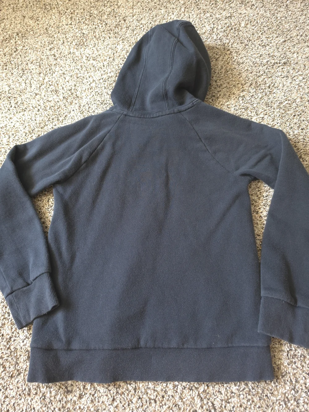 Under Armour Hoodie  Medium Black Loose Fit Pullover With Logo YM